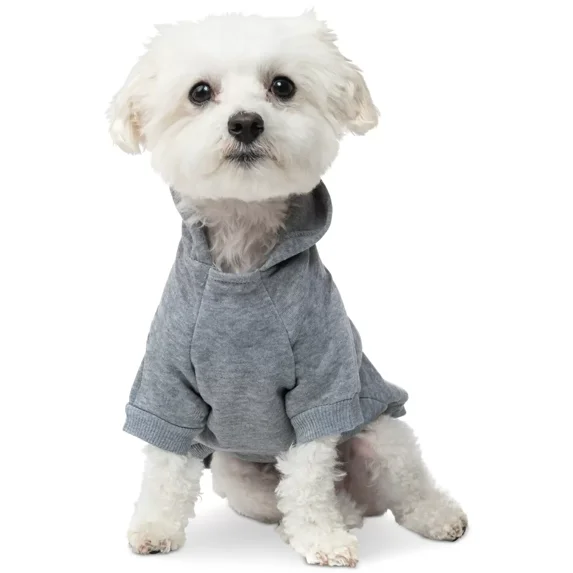 Collection XIIX Pet Hoodies, Gray, Small