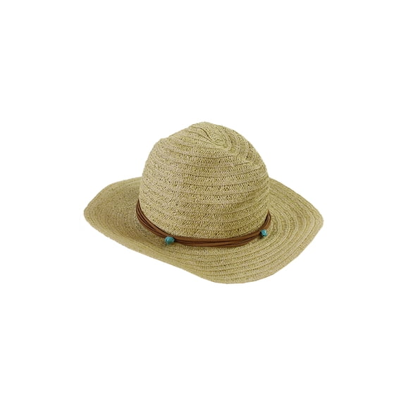 Collection Xiix Beige Sheer Braid Panama Hat OS
