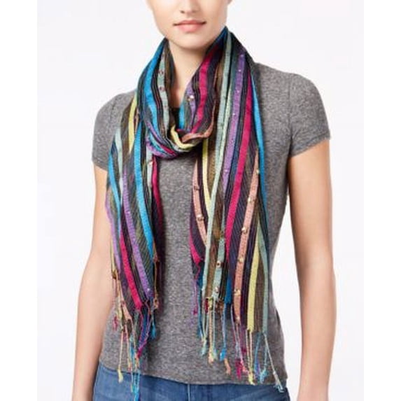 Collection Xiix Embellished Stripes Wrap, Multicolor