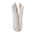 thumbnail image 1 of Collection Xiix White Faux-Fur Bubble Stitch Angelica Infinity Loop Scarf OS, 1 of 1