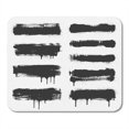 thumbnail image 1 of Collection of Brush Strokes The Dripping Paint and Spray Around Edges are Separate Objects for Easy Mousepad Mouse Pad Mouse Mat 9x10 inch, 1 of 3