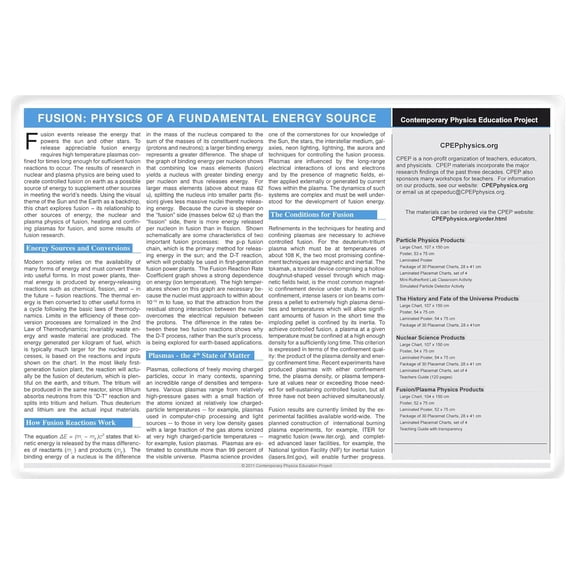 Collection of CPEP Series Laminated Placemats - Physics Education Charts for Dining Table and Classroom Decor