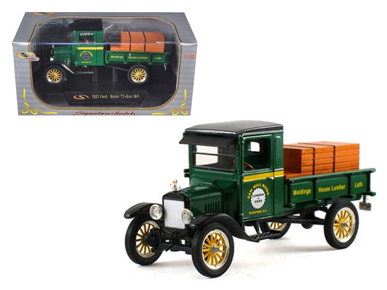 Collections Etc 1923 Ford Model TT Lamber Truck Green 1/32 Diecast Model Car by Signature Models