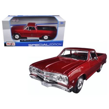Collections Etc 1965 Chevrolet El Camino 1:25 Scale Die-Cast Model Red