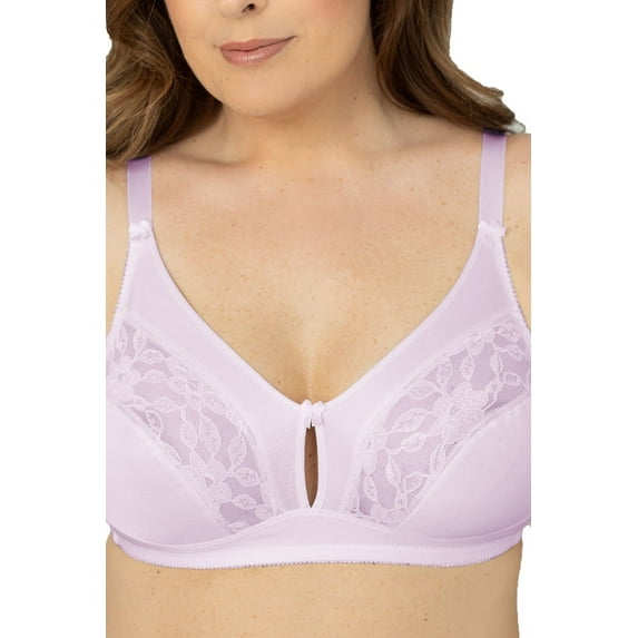 Collections Etc 2-Pack Instant Shaping by Plusform Keyhole Bra 40A