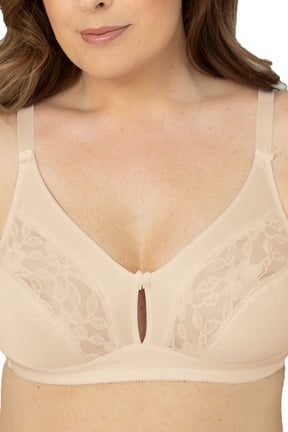 Collections Etc 2-Pack Instant Shaping by Plusform Keyhole Bra 42C