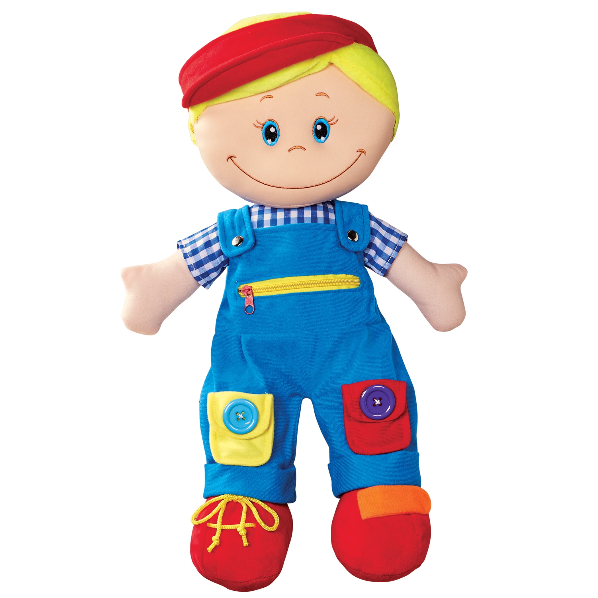 Collections Etc 20Inch Love and Learn Smiling Boy Plush Doll
