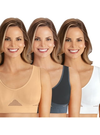 Bigersell Sports Bra for Womens Adjustment Full Cup No Underwire Cotton  Breathable Underwear Tall Size Padded Strappy Sports Bras, Style 3060,  Beige