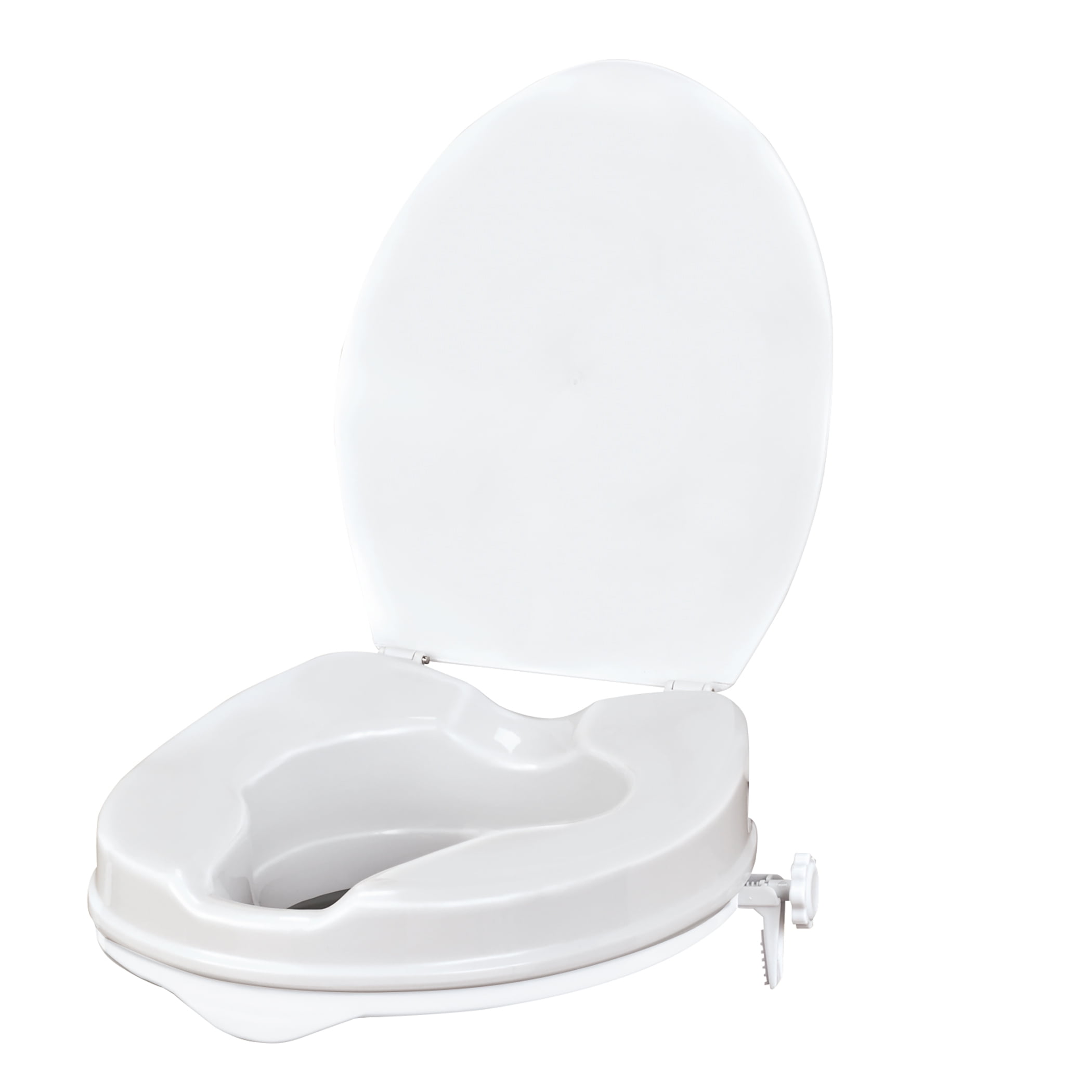 Collections Etc 4inch Lightweight Toilet Seat Riser with Lid