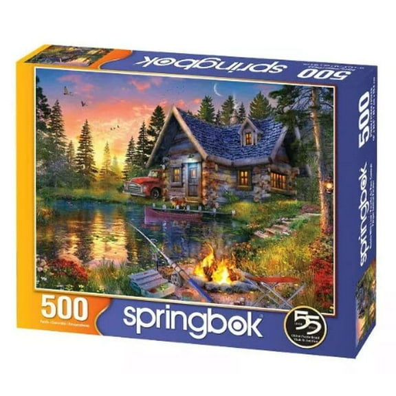 Allied Products, Sun Kissed Cabin 500 Piece Puzzle