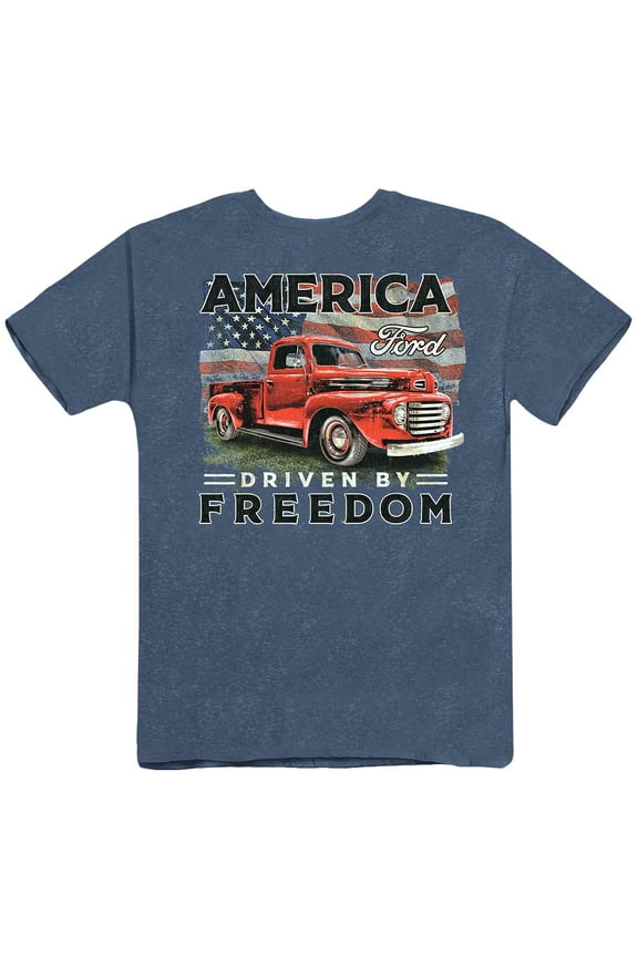 Collections Etc America - Driven By Freedom Pickup Truck T-Shirt