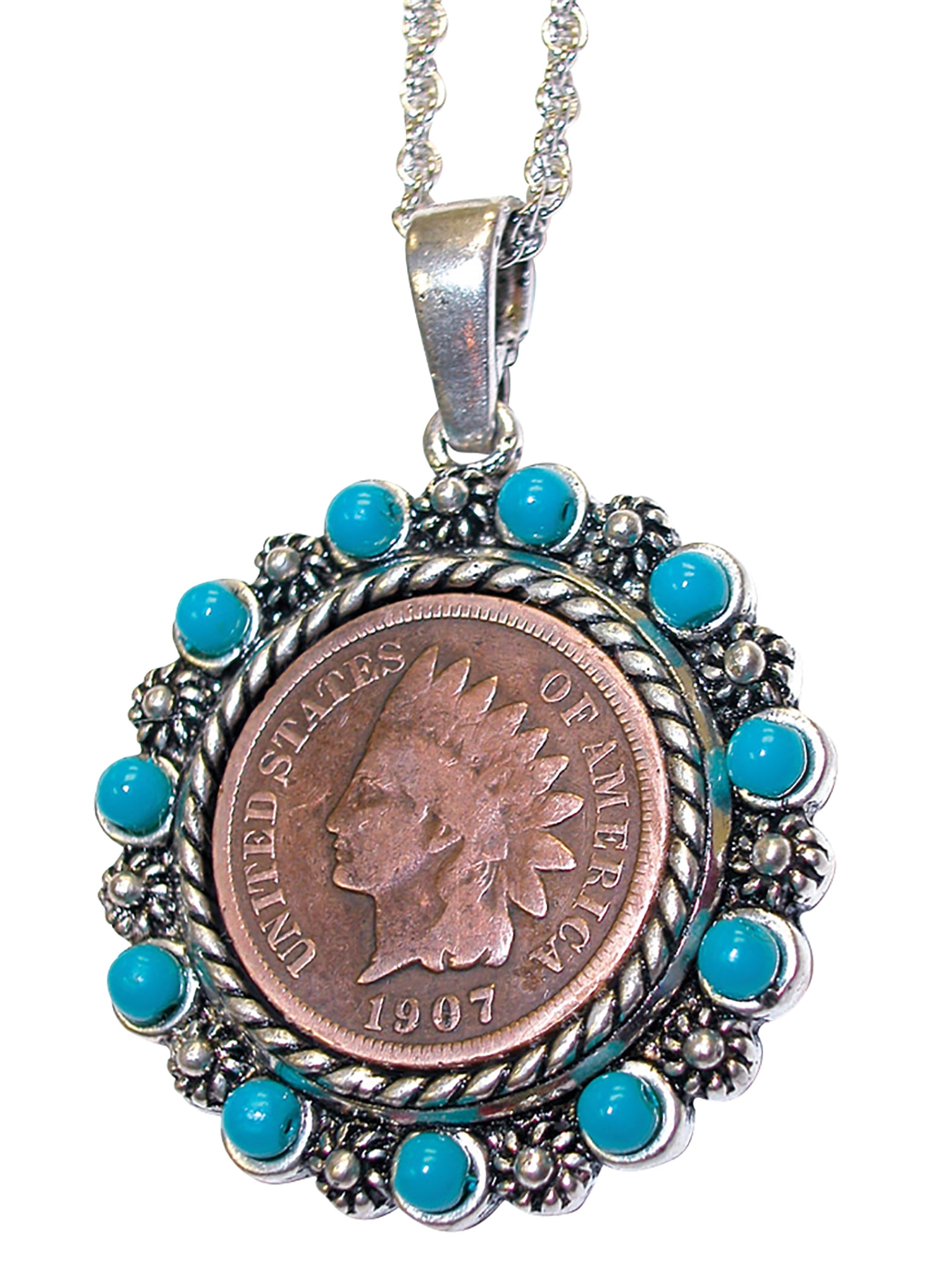 Penny pendant necklace deals