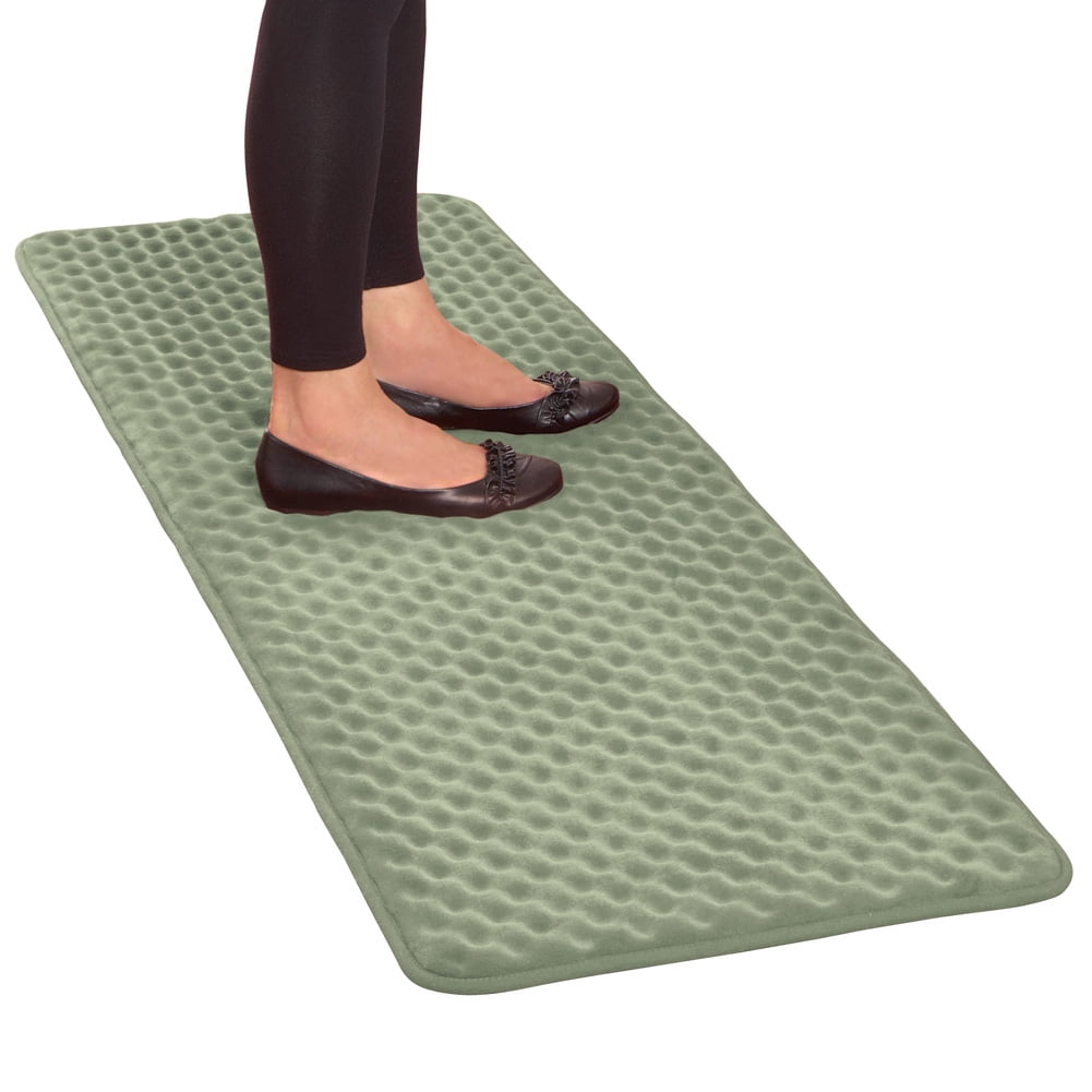 FREIVID Anti-fatigue mat, Diseröd gray-green - IKEA