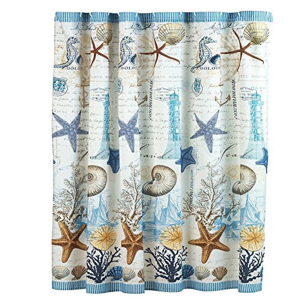 Collections Etc Antigua Seabreeze Shower Curtain - Walmart.com