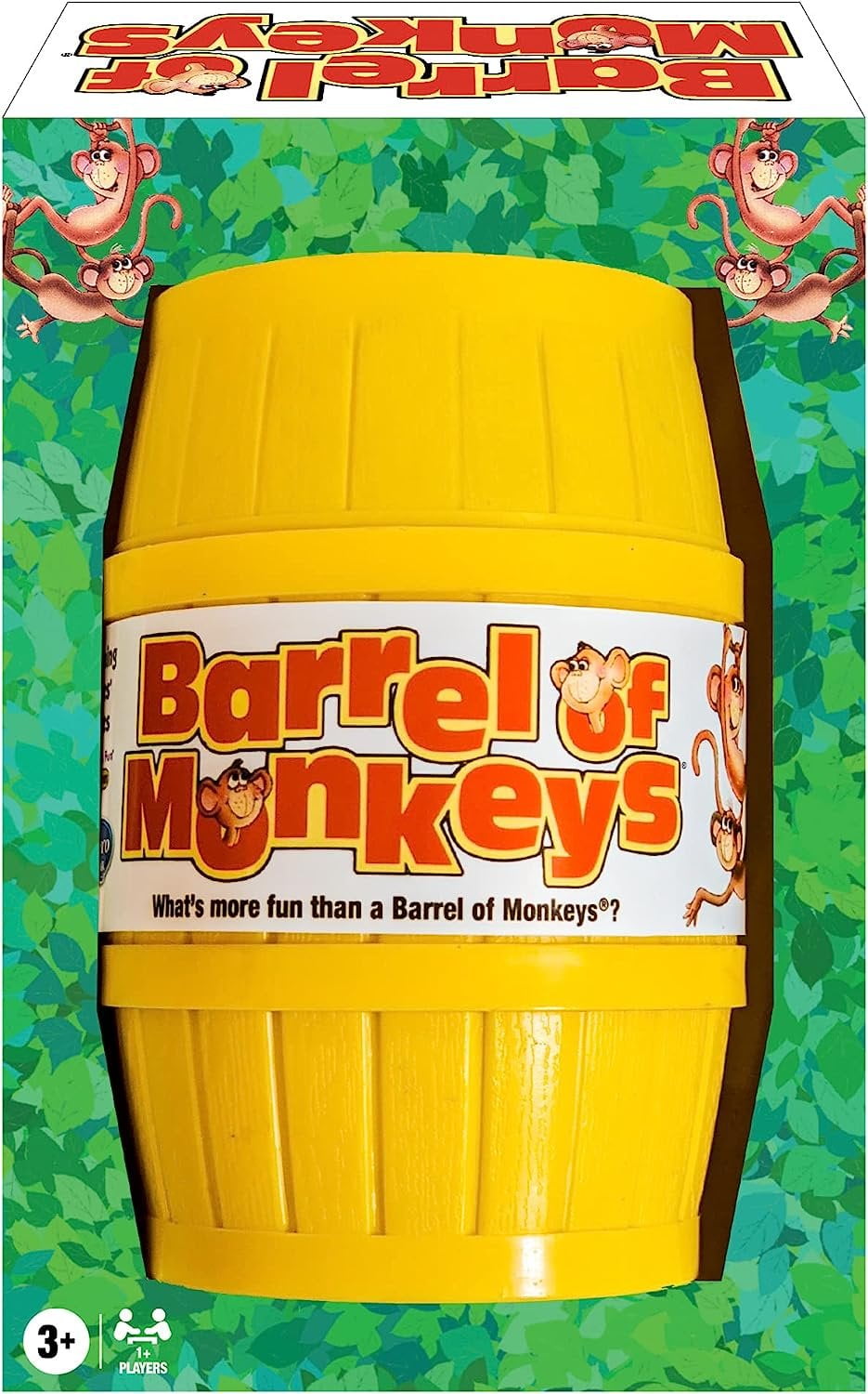 Classic Barrel of Monkeys Skill Game Original Design with 15 ABS Plastic Monkeys