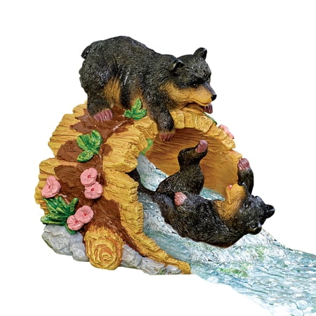 Collections Etc Bears at Play Gutter Downspout Drain Extension