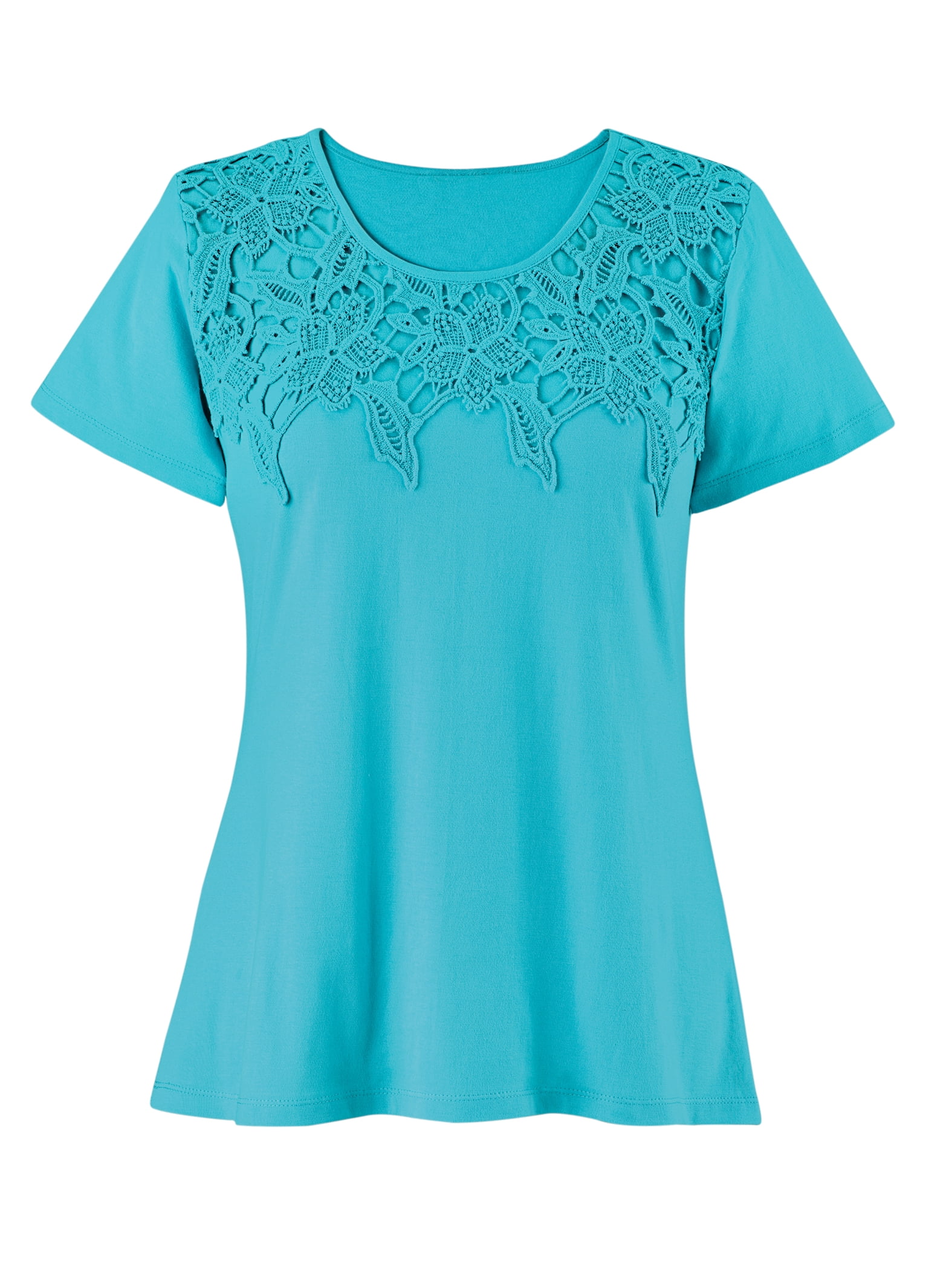 soft lace knit tops main image 0