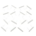 thumbnail image 1 of Collections Etc Bed Skirt Holding Pins - Set Of 16,, 1 of 3