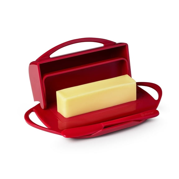 Butterie Flip-Top Butter Dish with Matching Spreader