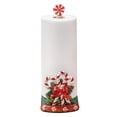 thumbnail image 1 of Collections Etc Candy Cane Kitchen Christmas Paper Towel Holder, 1 of 2