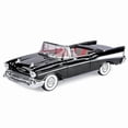 thumbnail image 1 of 1957 Chevrolet Bel Air Convertible Black James Bond 007 "Dr. No" (1962) Movie 1/18 Diecast Model Car by Motormax, 1 of 2