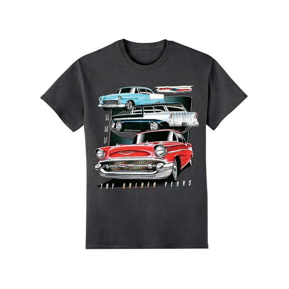 Collections Etc Classic Chevy Screenprint Golden Years T-Shirt