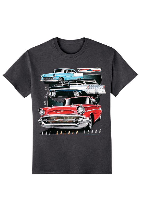 Collections Etc Classic Chevy Screenprint Golden Years T-Shirt
