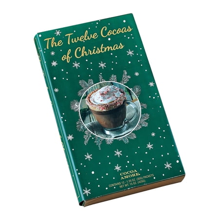 Collections Etc Cocoas of Christmas Hot Chocolate Gift Set Green