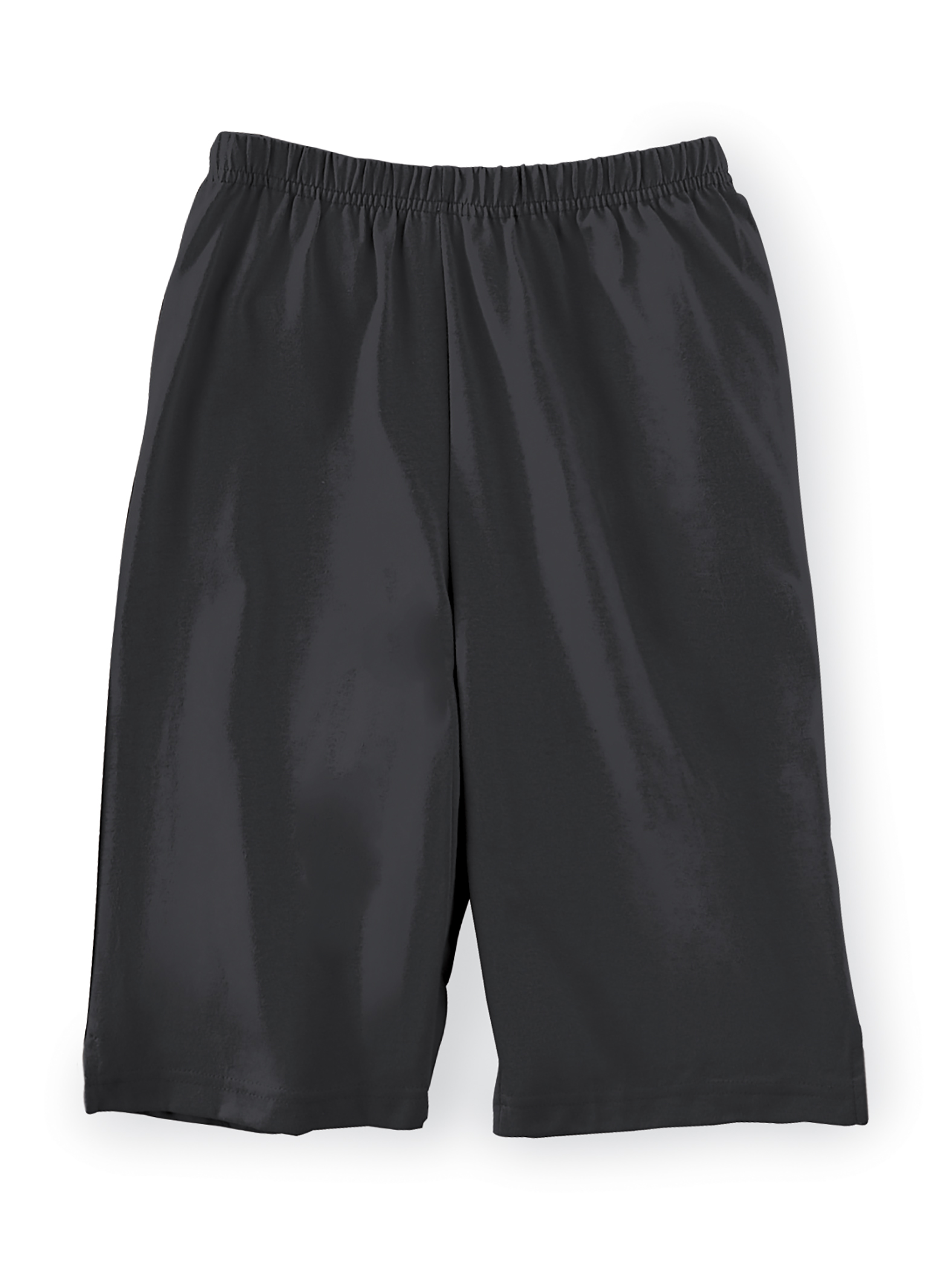 Women's Plus Size Casual Stretch Comfy Pockets Solid Bermuda Shorts ...