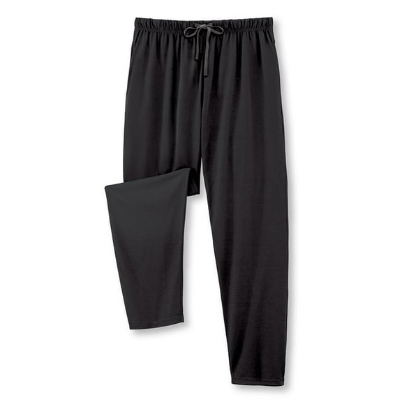 Collections Etc Comfy Knit Pants with Elastic Drawstring Waistband with Inset Pockets on the Sides
