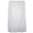 thumbnail image 1 of Collections Etc Decorative Classic Privacy Sheer Window Curtain Panel, Rod Pocket Top, White, 59" X 84", 1 of 2