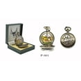 thumbnail image 1 of Collections Etc Deer Bronze-Tone Pocket Watch with Gift Box, 1 of 3