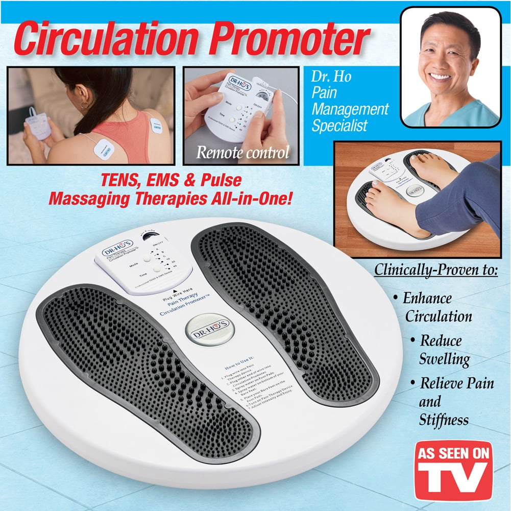 DR-HO'S Circulation Promoter TENS Machine EMS and AMP for leg and foot pain  810890001946