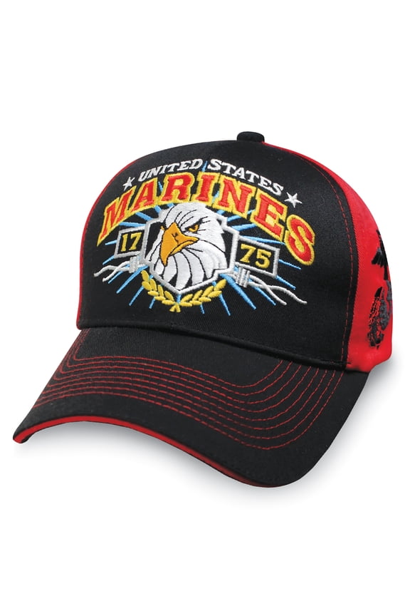 Collections Etc Eagle Burst US Military Branch-Specific  Baseball Cap