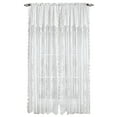thumbnail image 1 of Collections Etc Carly Sheer Floral Lace Design Curtain Panel and Valance, 1 of 3