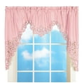 Collections Etc Floral Decorative Elegant Scroll Window Valance Rose 58 ...