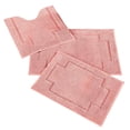 thumbnail image 1 of Collections Etc Elegant Serene 3-Piece Non-Slip Tufted Bath Rug Set, 1 of 4