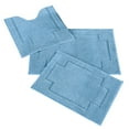 thumbnail image 1 of Collections Etc Elegant Serene 3-Piece Non-Slip Tufted Bath Rug Set, 1 of 4