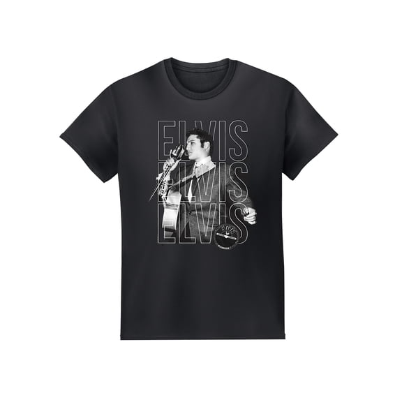 Collections Etc Elvis Soft Short Sleeve Graphic T-Shirt