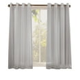 thumbnail image 1 of Collections Etc Emily Sheer Voile Fabric Grommet Top Window Panels, 1 of 3