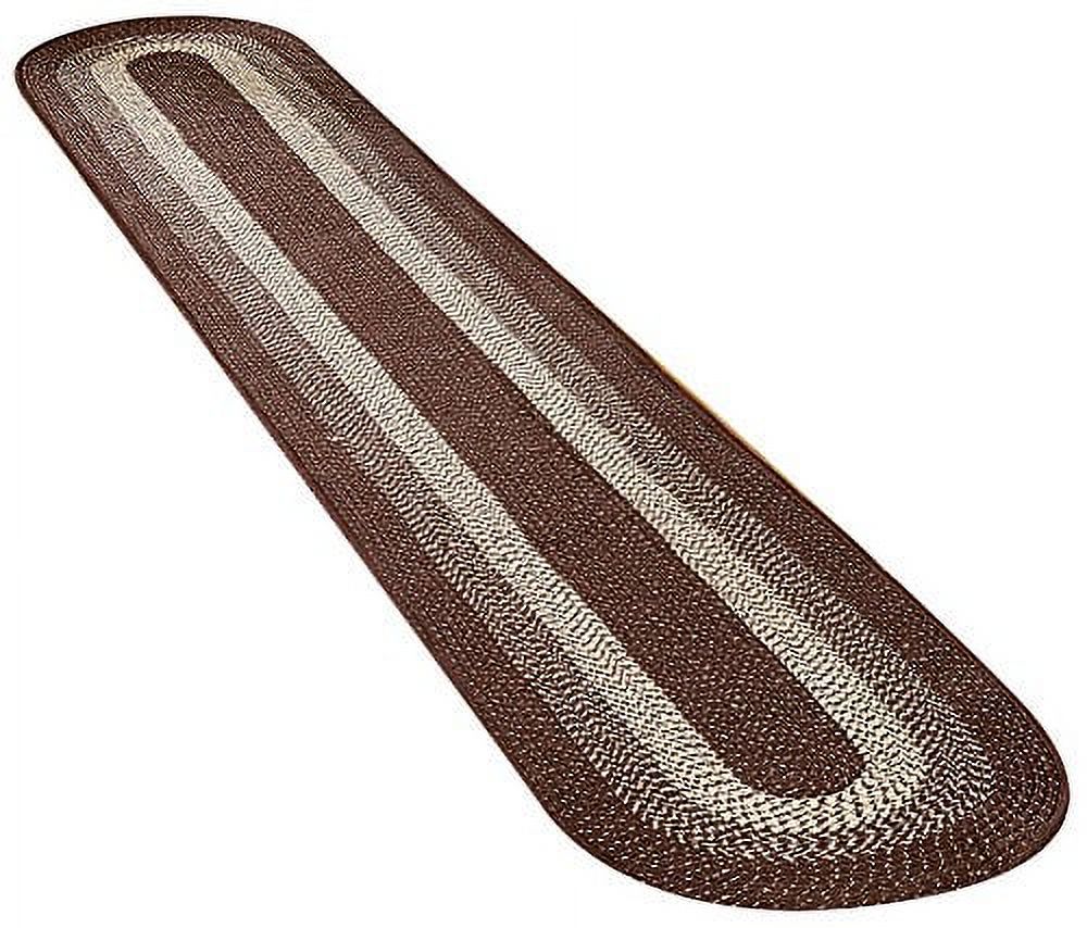 Collections Etc Extra Long SkidResistant Braided Floor Runner