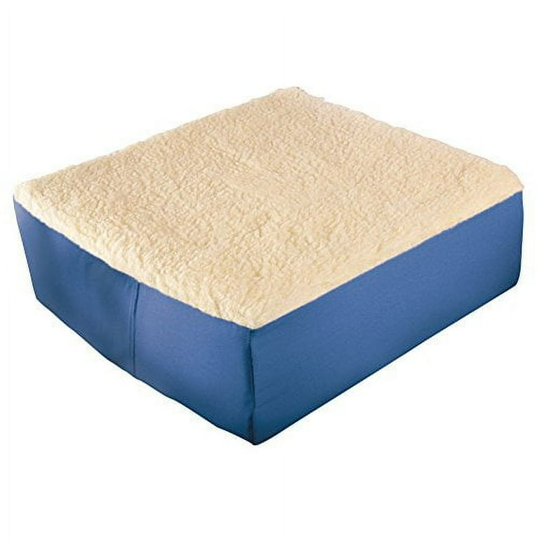 Collections Etc Extra Thick Foam Chair Cushion, Blue