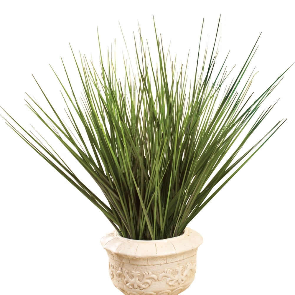 Green Faux Grass Topiary for Outdoor Summer Decor