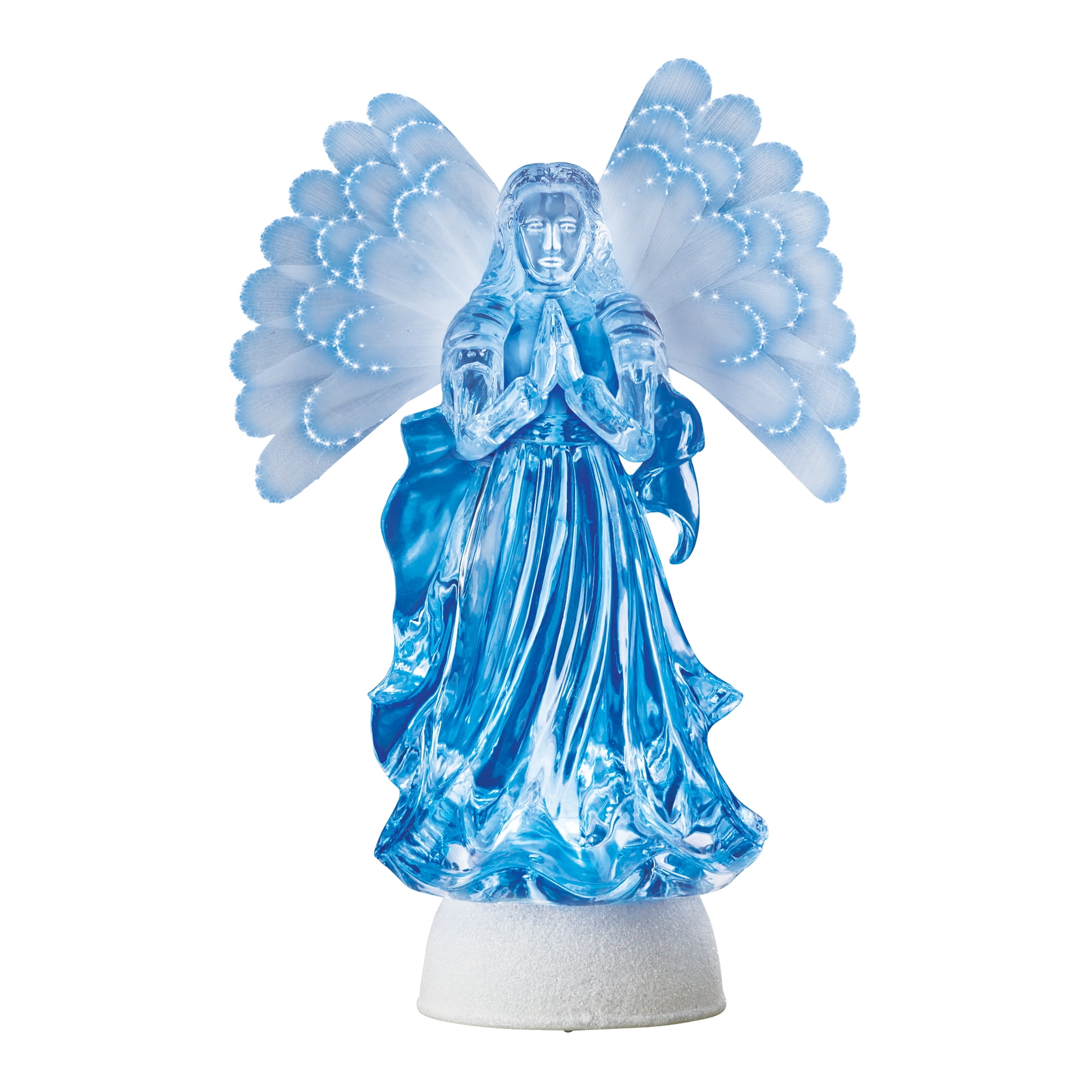Collections Etc FiberOptic ColorChanging Angel Tabletop Decoration