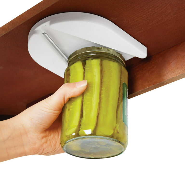 EZ Off Jar Opener under Cabinet Opens Any Size Jar made in the USA 7in
