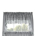 thumbnail image 1 of Collections Etc Fox Valley Traders Lillian Swag Valance, Gray, One Size Fits All, 1 of 2