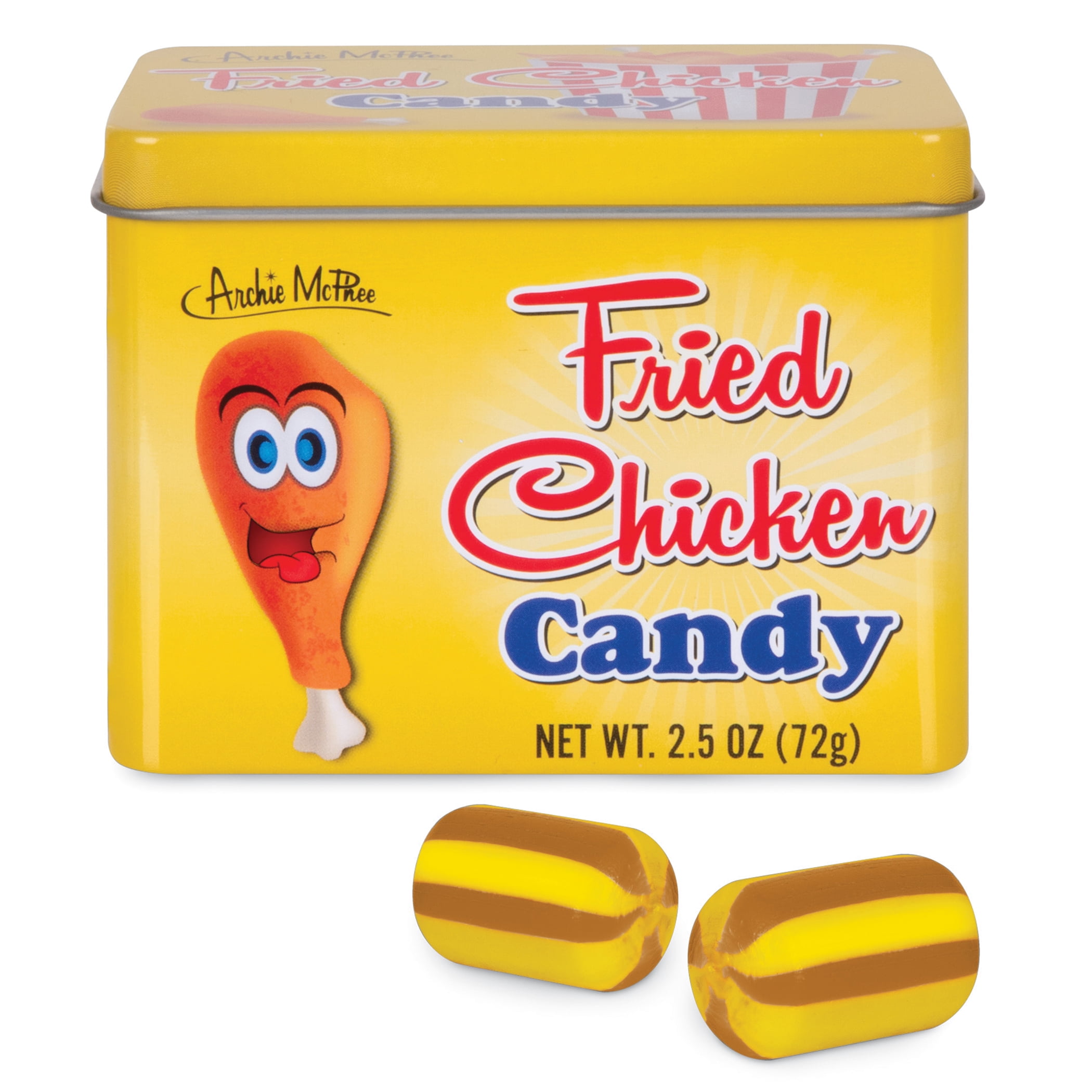 Collectible Tin Of Fried Chicken Flavored Candy - d4ncyt4
