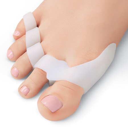Collections Etc Gentle Silicone Divider Toe Separators for Foot Pain