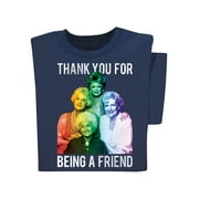 Collections Etc Golden Girls Thank You For Being A Friend Rainbow T-Shirt