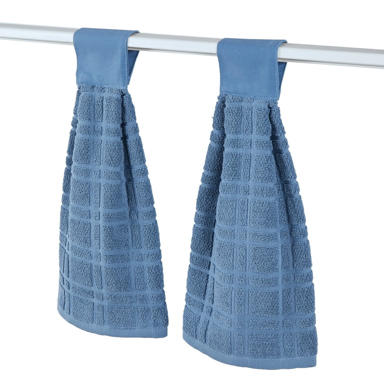 Dropship 4pcs Thickened Dish Towel; Hanging Hand Towels; Kitchen